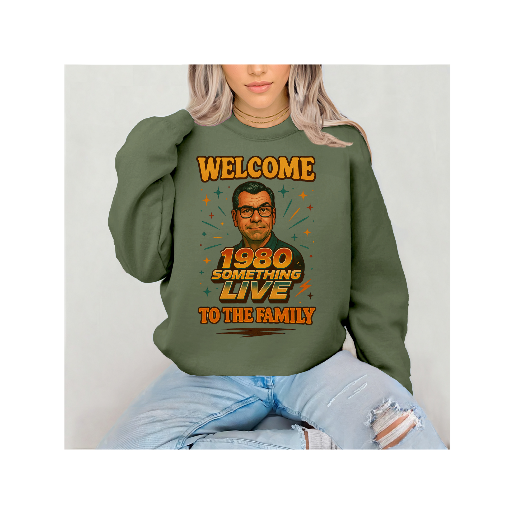 1980 Something LIVE “Welcome to the Family” Retro T-Shirt or Sweatshirt