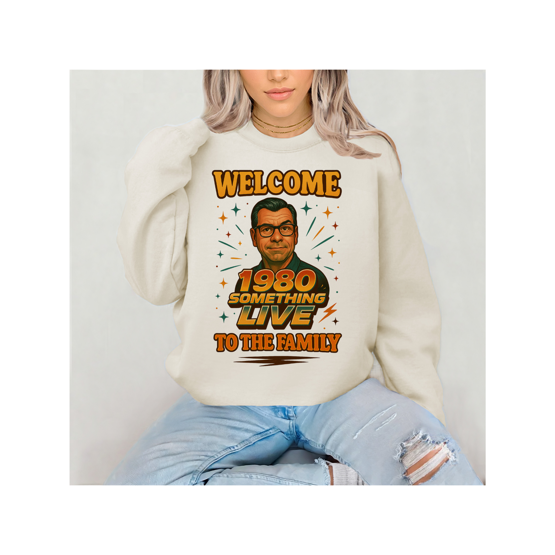 1980 Something LIVE “Welcome to the Family” Retro T-Shirt or Sweatshirt