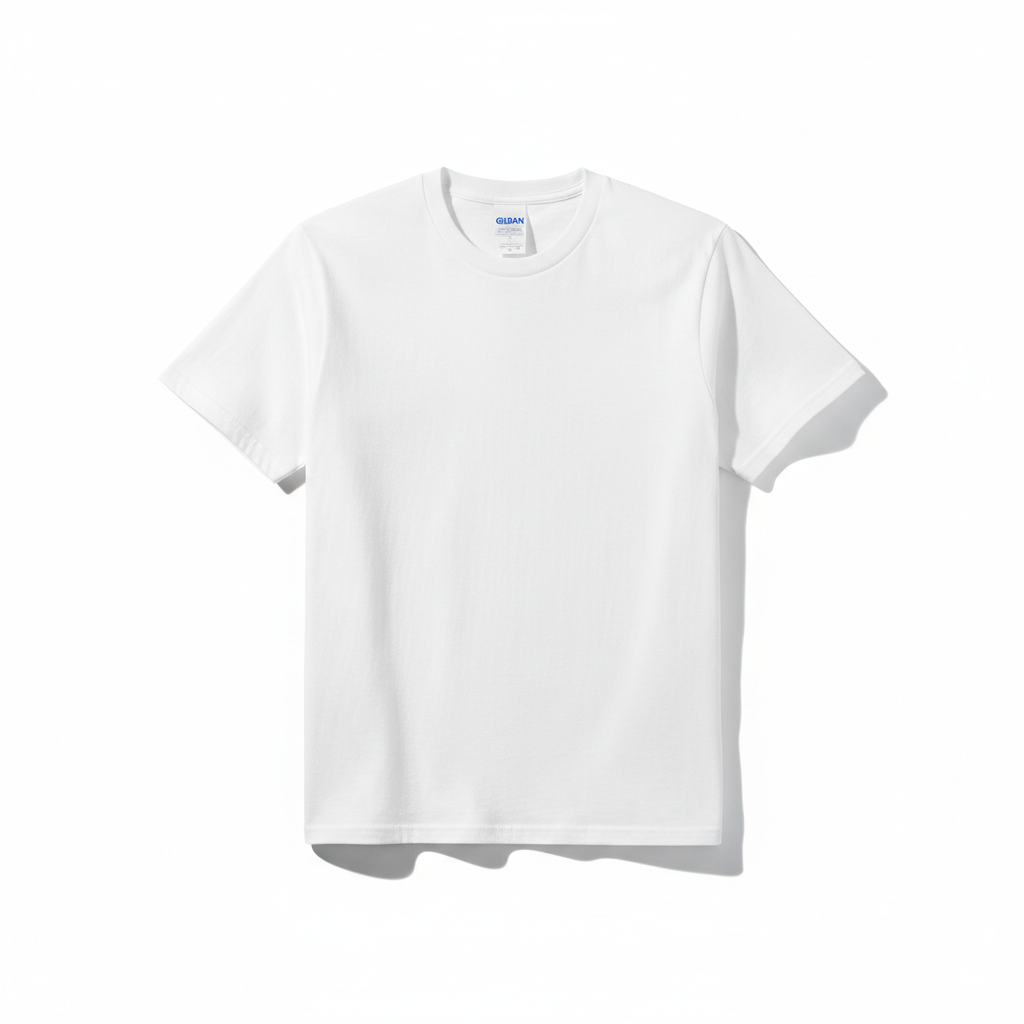 Gildan blank white t-shirt
