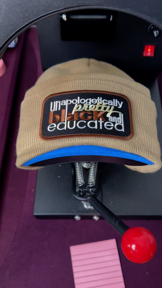 Unapologetically Pretty, Black & Educated Graphic Beanie